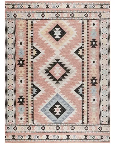 Washable Decor WSD04 Ivory Multicolor Area Rug