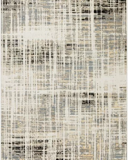 Washable Decor WSD07 Ivory Blue Area Rug