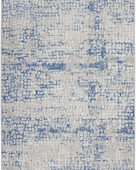 Whimsicle WHS07 Grey Blue Area Rug