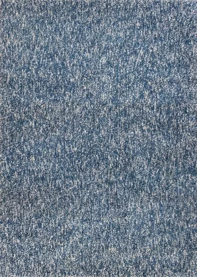 Bliss 1589 Indigo/Ivory Heather Shag Area Rug