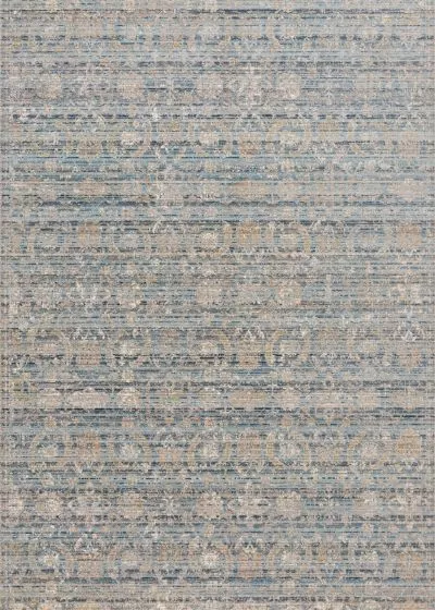 Claire CLE-03 Ocean/Gold Area Rug