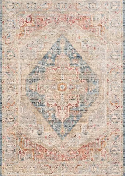 Claire CLE-04 Blue/Multi Area Rug