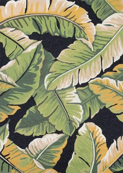 Covington Rainforest Forest Green/Black Rug