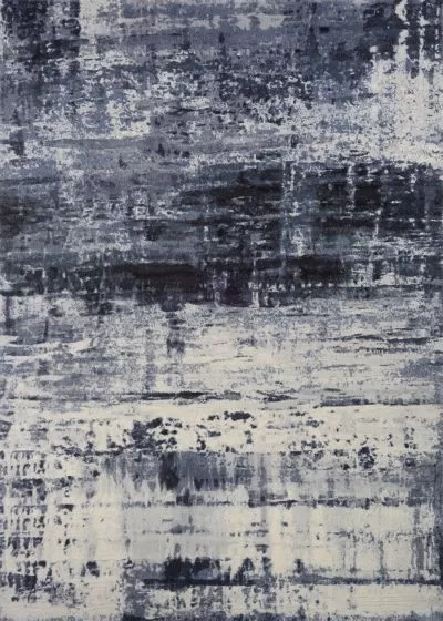 Easton Abstract Mosaic Slate Area Rug