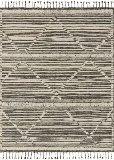 Iman IMA-01 Ivory/Charcoal Area Rug
