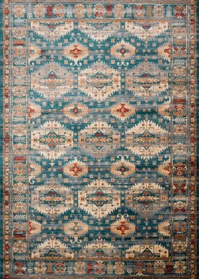 Isadora ISA-06 Lagoon/Multi Area Rug