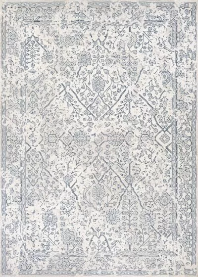 Marina Lillian Oyster/Slate Blue Area Rug