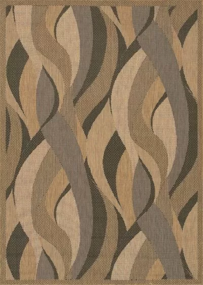 Recife Seagrass Natural/Black Area Rug
