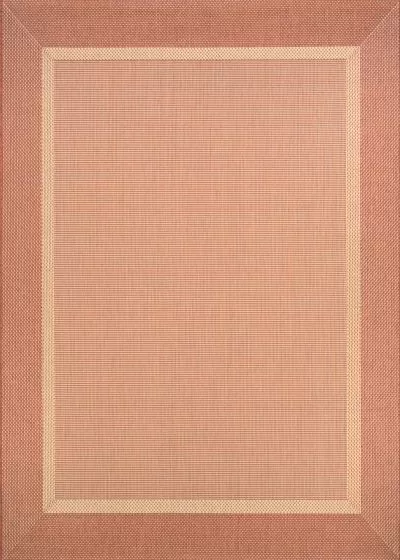 Recife Stria Texture Natural/Terra Cotta Rug