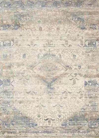 Revere REV-06 Ivory/Blue Area Rug
