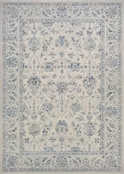 Sultan Treasures All Over Mashhad Grey Area Rug