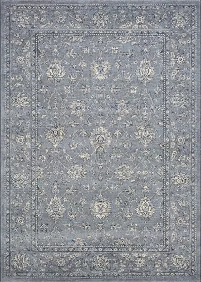 Sultan Treasures All Over Mashhad Slate Blue Rug