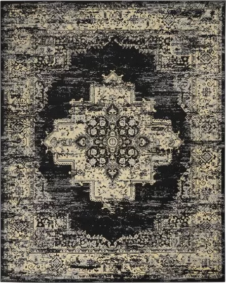 Grafix GRF14 Black Area Rug