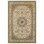 Kashan 119w Ivory/Beige Area Rug