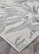 Dolce Flora Argento Area Rug