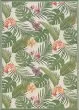 Dolce Flowering Fern Ivory/Hunter Green Area Rug