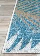 Monaco Tropical Palms Ocean Area Rug