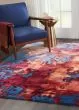 Prismatic PRS13 Blue Flame Area Rug