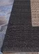 Recife Checkered Field Cocoa/Black Area Rug