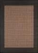 Recife Checkered Field Cocoa/Black Area Rug