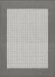 Recife Checkered Field Grey/White Area Rug