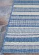 Recife Gazebo Stripe Champ/Blue Area Rug