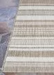 Recife Gazebo Stripe Champ/Taupe Area Rug