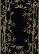 Sparta 3147 Black Bamboo Border Area Rug
