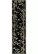 Sparta 3147 Black Bamboo Border Area Rug