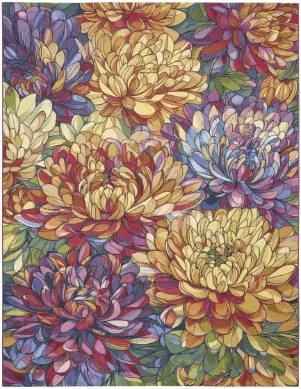 Color Splash CSP06 Multicolor 4'x6' Area Rug