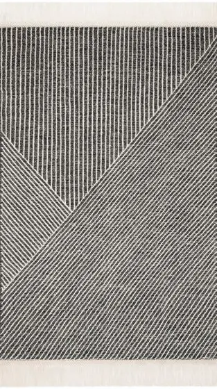 Newton NET-01 Charcoal/Ivory Area Rug