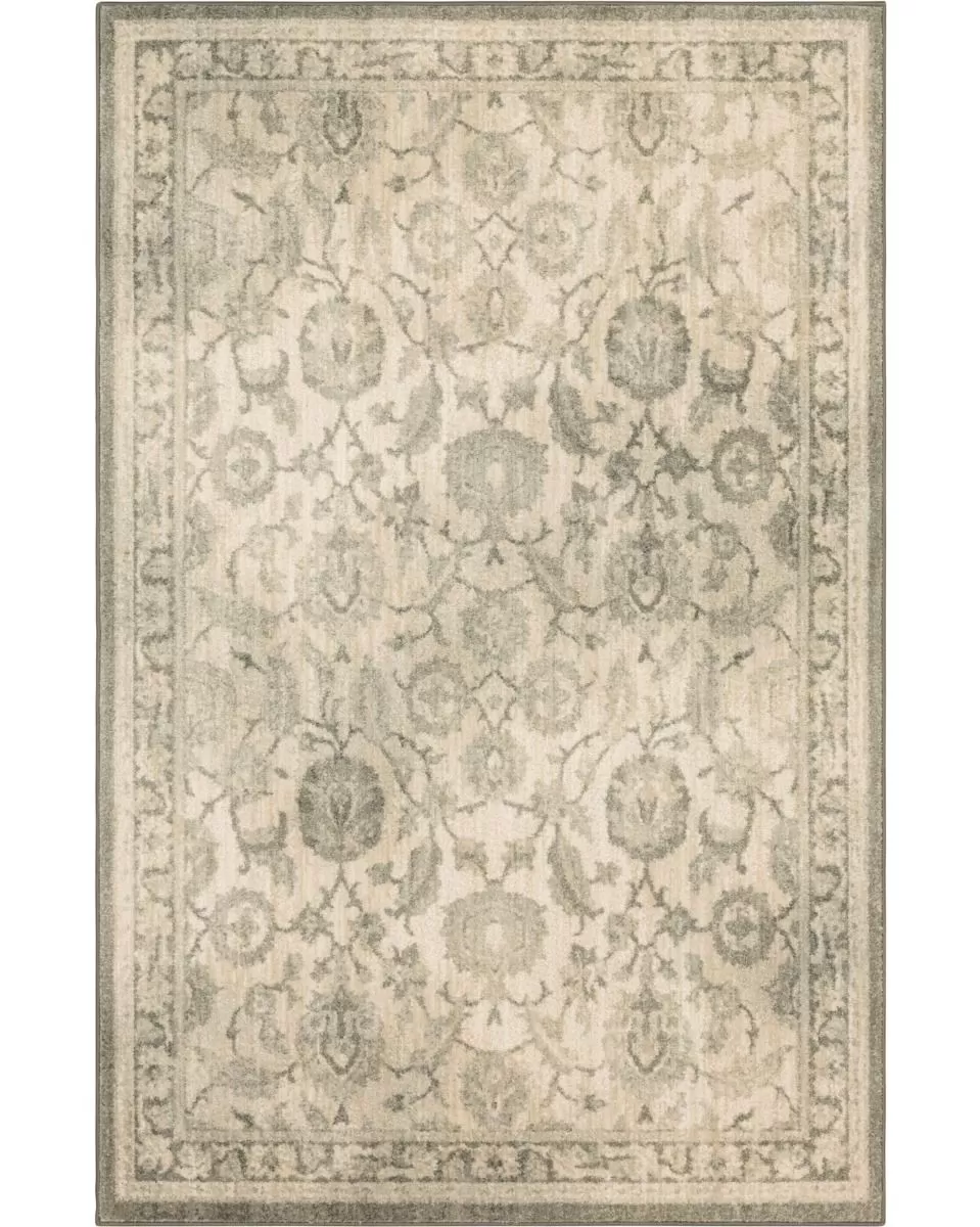 Karastan 6 6 x 9 6 Ash Grey Euphoria New Ross Area Rug