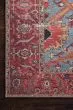 Loren LQ-10 Blue/Red Area Rug