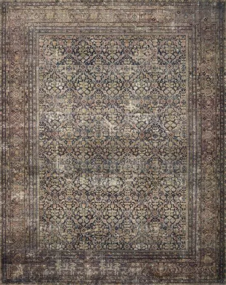 Morgan MOG-03 Denim/Multi 2'x 3'6" Rectangle Area Rug