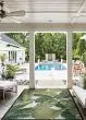 Dolce Palm Lily Hunter Green/Ivory Area Rug
