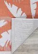 Monaco Coastal Floral Ivory/Orange Area Rug
