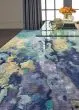 Prismatic PRS09 Silver/Blue Area Rug
