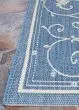 Recife Veranda Champagne/Blue Rug