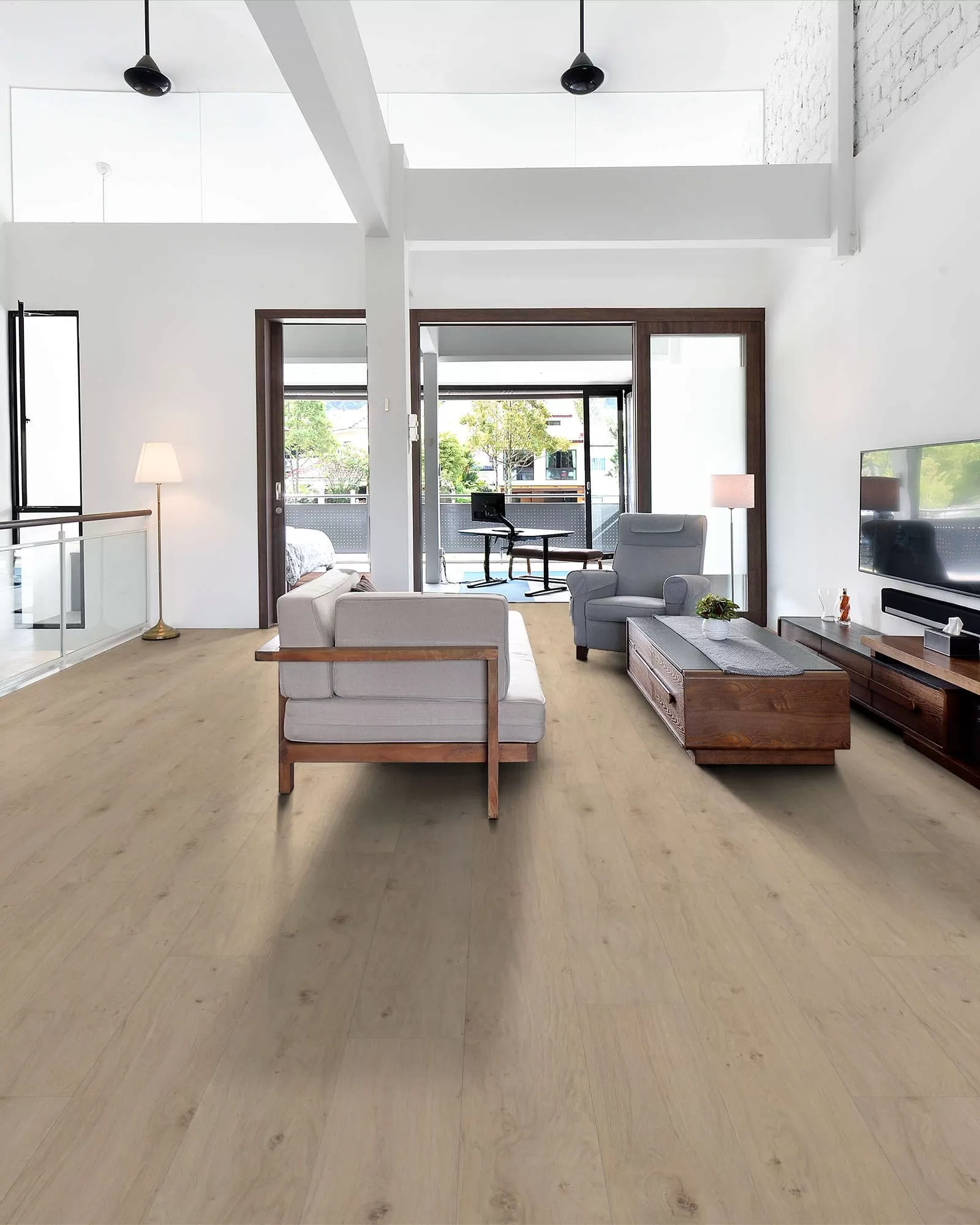 Shaw Fresh Take Wishbone White Luxury Vinyl | Carpet Exchange