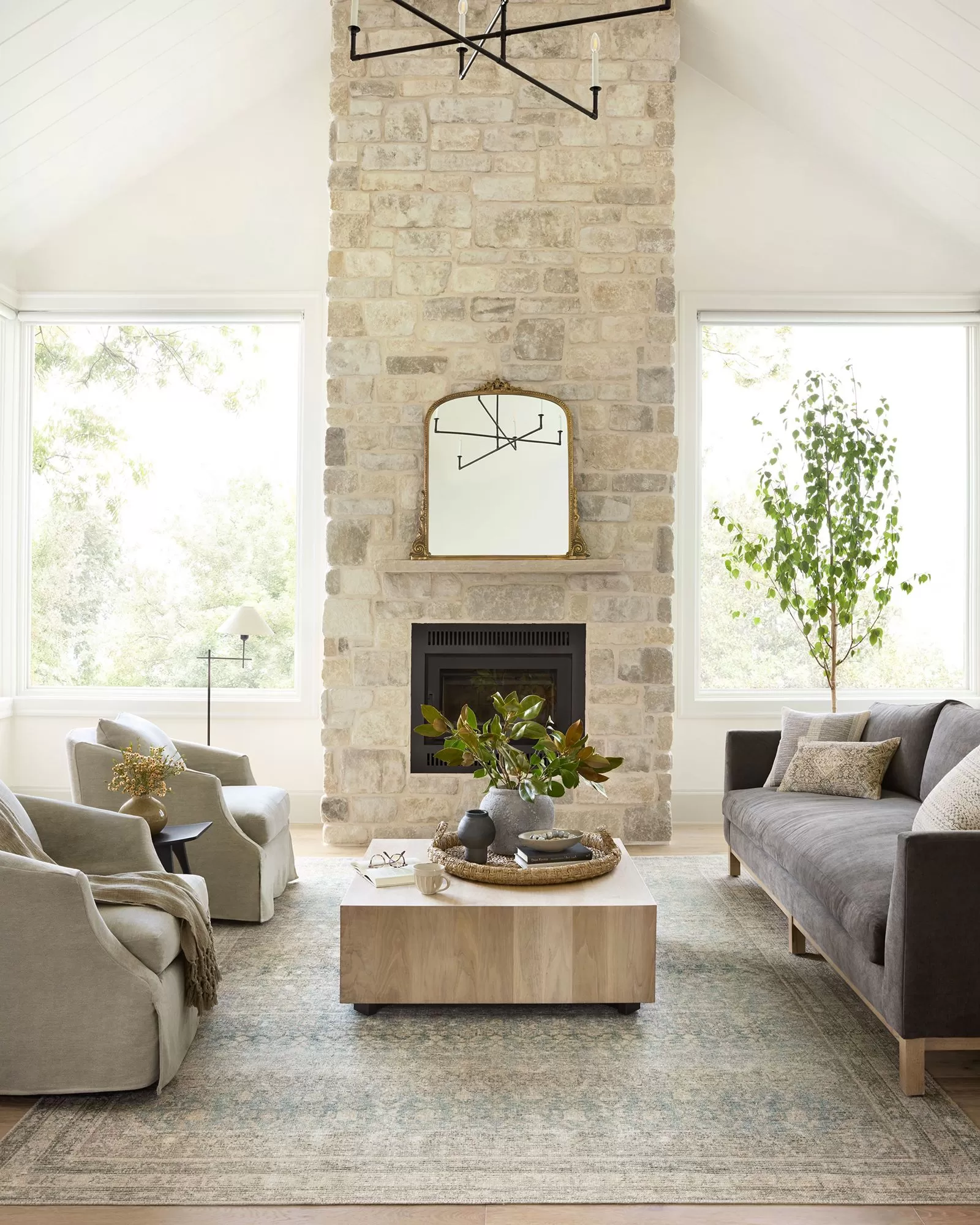 Loloi Aubrey AUB-03 Jade/Natural Area Rug | Carpet Exchange