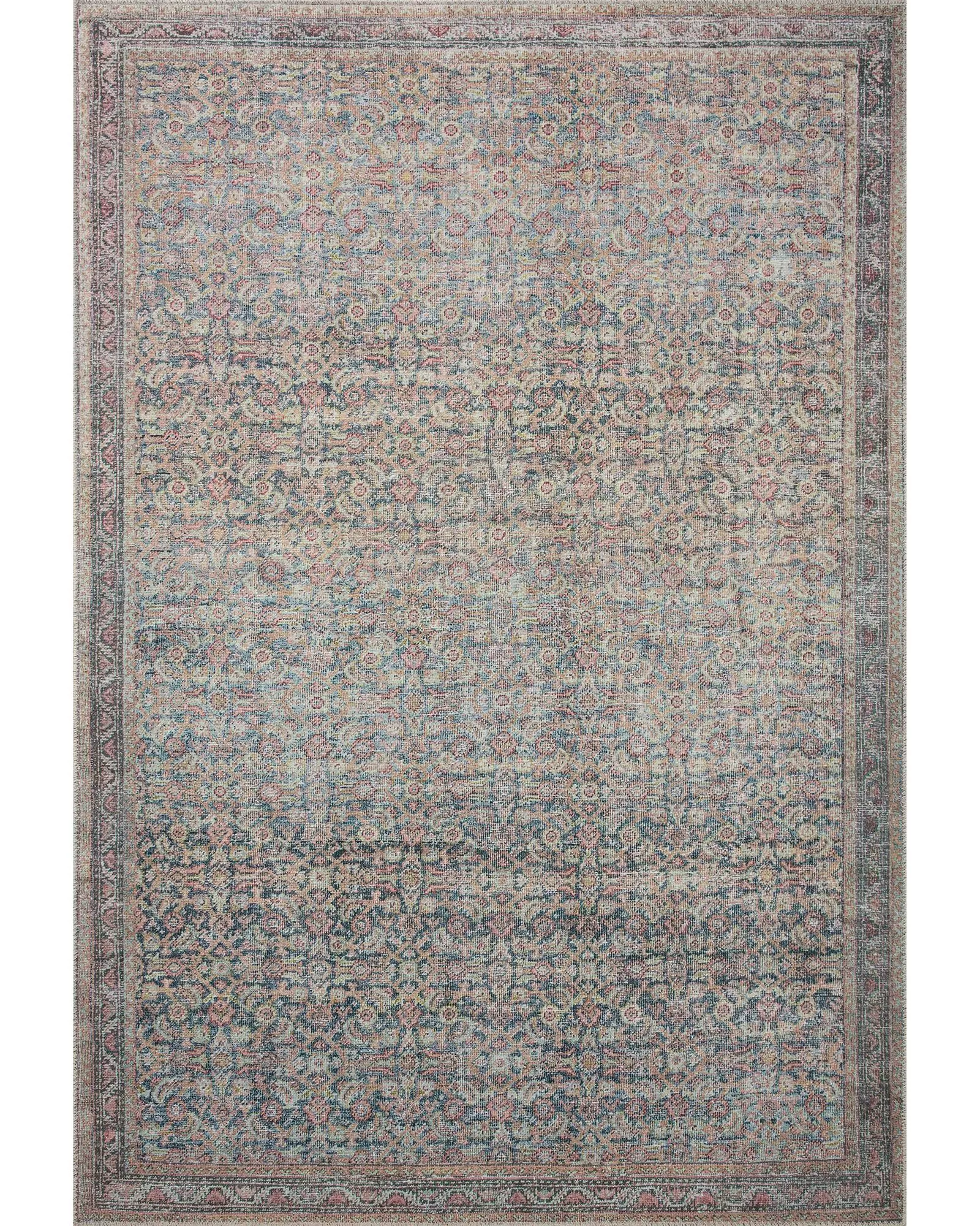 Loloi Adrian ADR-04 Denim/Multi Area Rug | Carpet Exchange