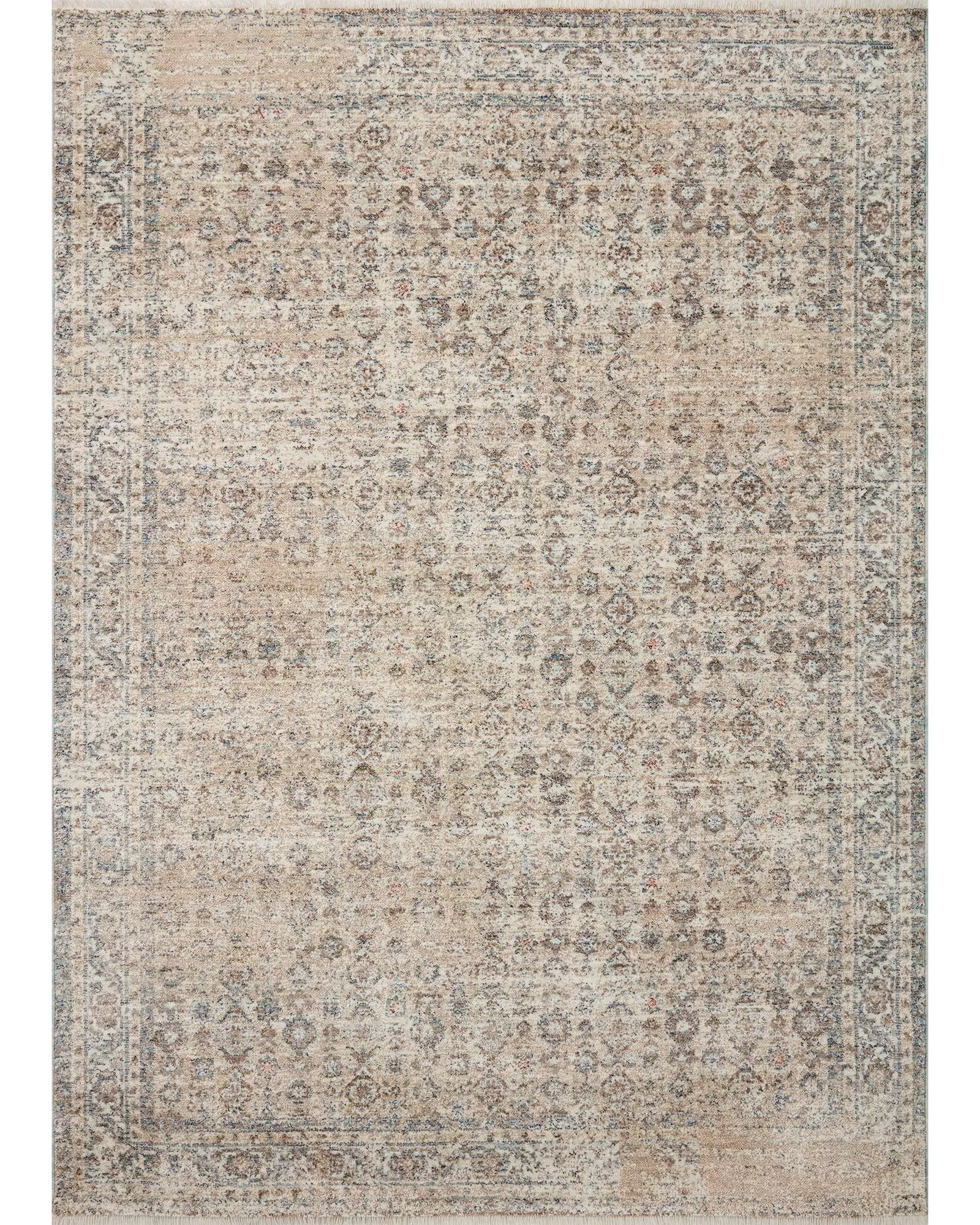 Loloi Blake BLA-04 Beige/Denim Area Rug | Carpet Exchange