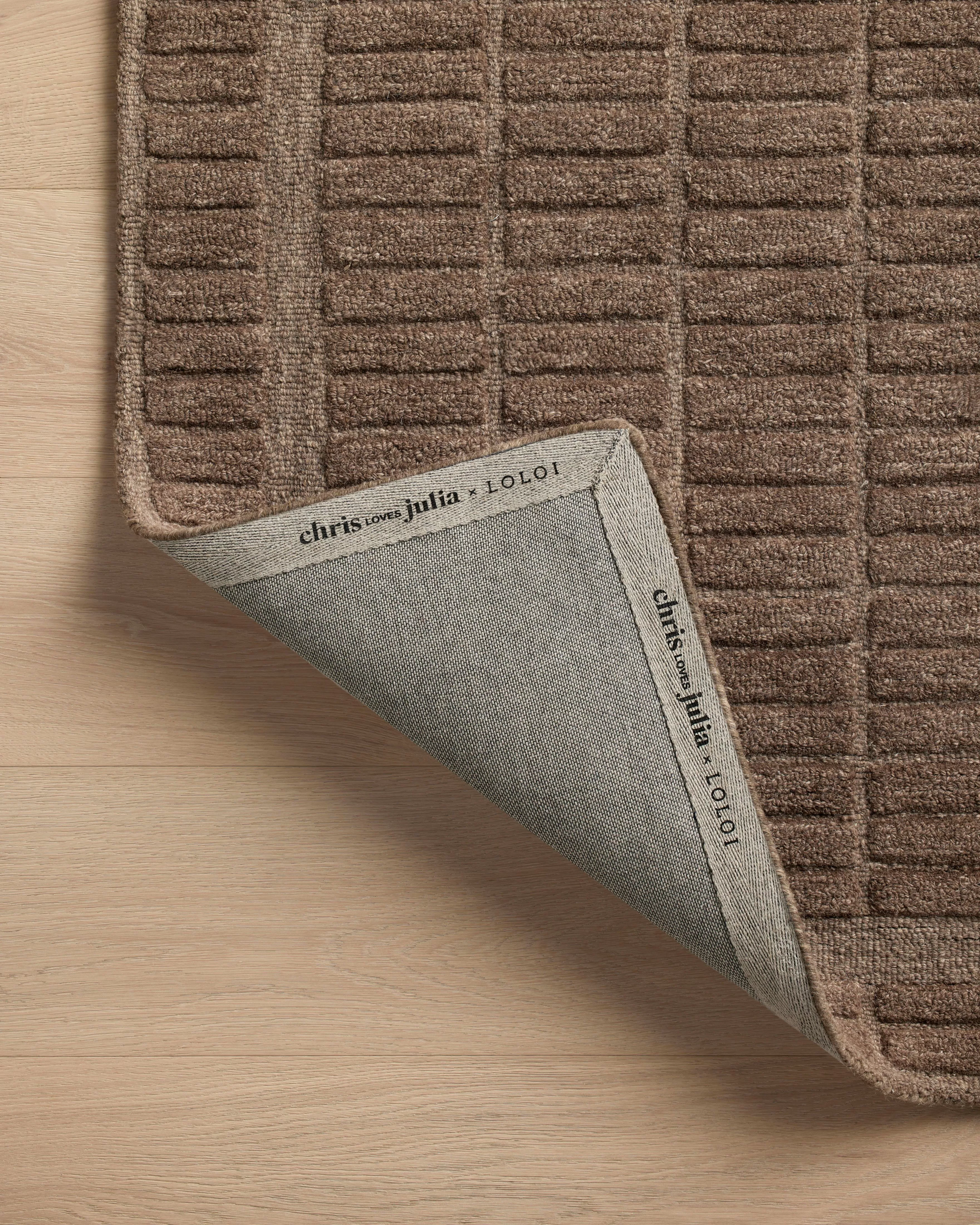 Loloi Bradley BRL-06 Cocoa/Cocoa Area Rug | Carpet Exchange