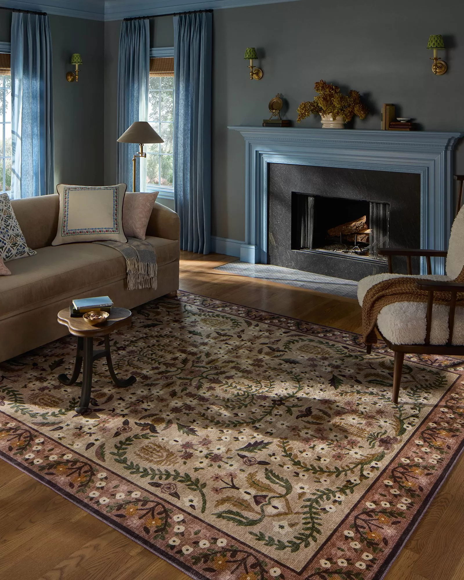 Loloi Canopy CNP-03 Aubergine 2x3 Area Rug | Carpet Exchange