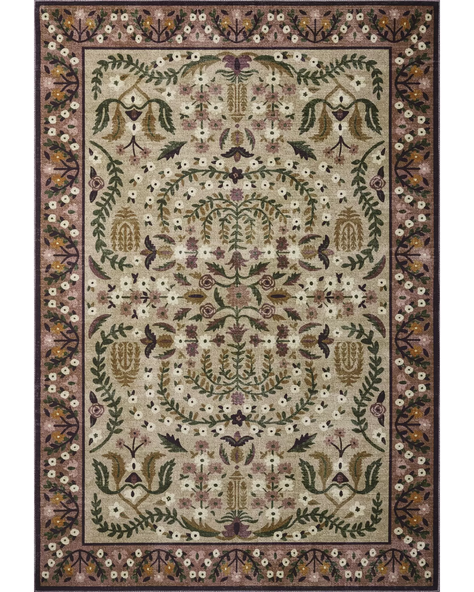 Loloi Canopy CNP-03 Aubergine 2x3 Area Rug | Carpet Exchange
