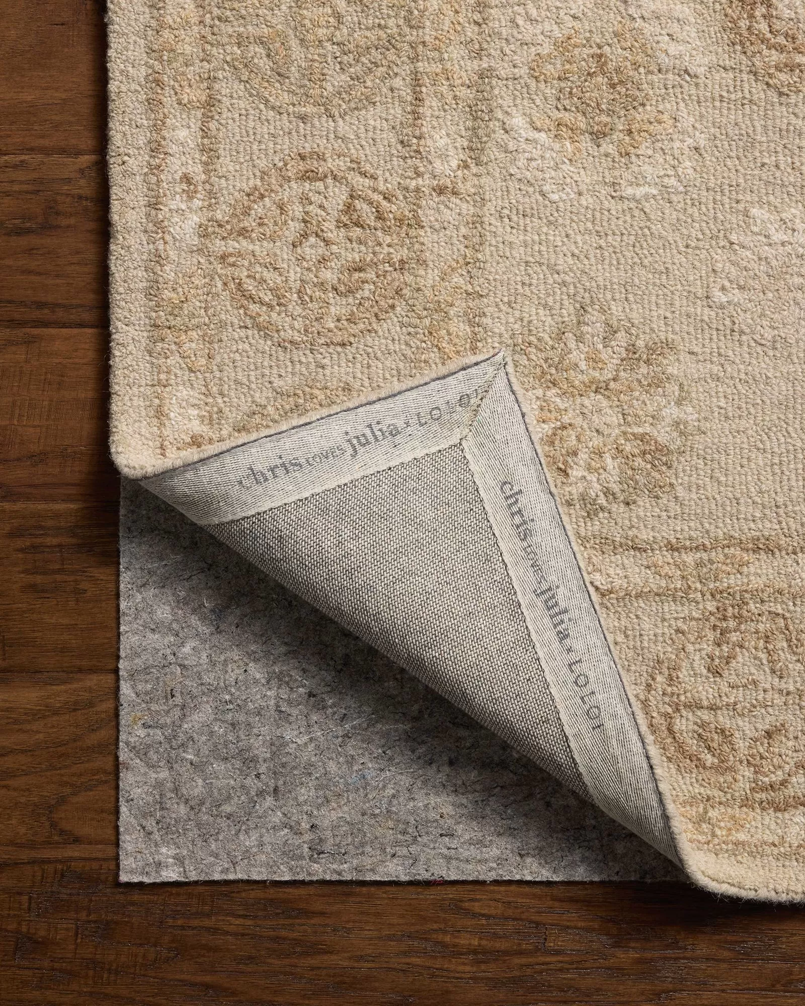 Loloi Dorothea DRT-03 Dove/Natural Rug | Carpet Exchange