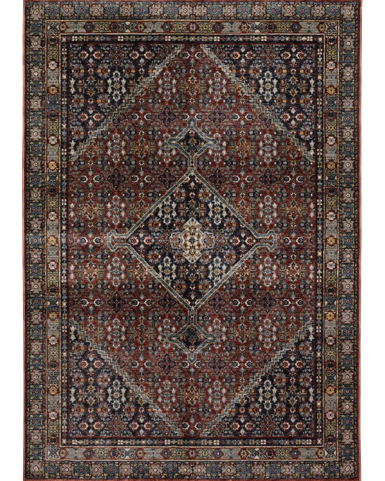Eliana ELI06 Red/Multi Area Rug