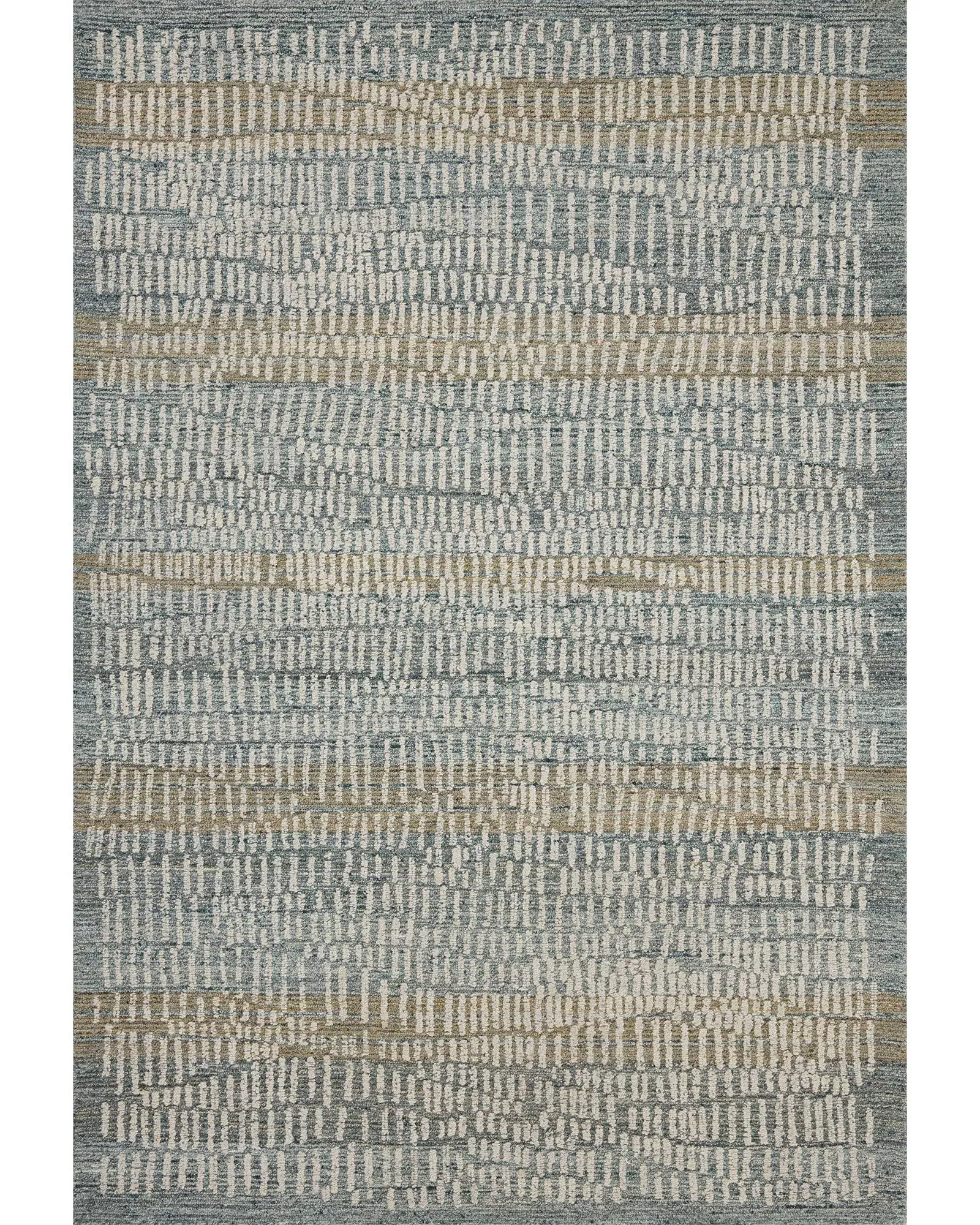 Loloi Elias ELA-02 Ocean/Oatmeal Area Rug | Carpet Exchange