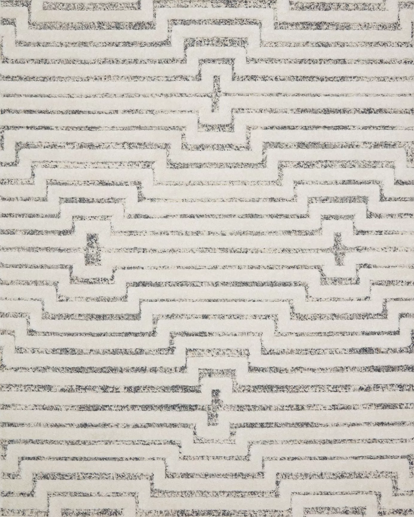 Loloi Hagen HAG-03 White/Sky Area Rug | Carpet Exchange