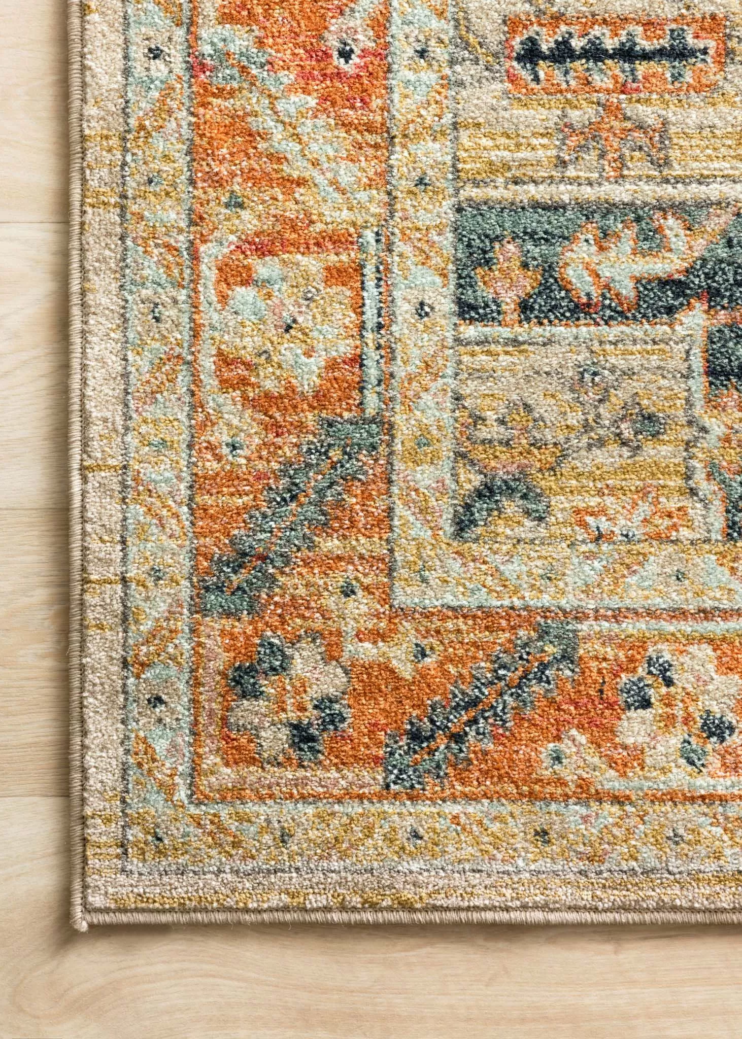 Loloi Jocelyn JOC-01 Sand/Multi Area Rug | Carpet Exchange